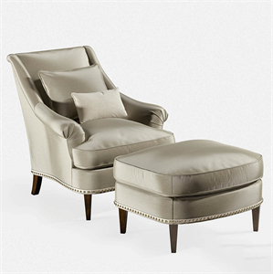 Marler chair and ottoman